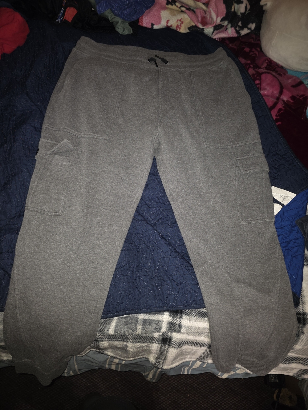 Sean John Men's Gray Cargo Sweatpants Joggers